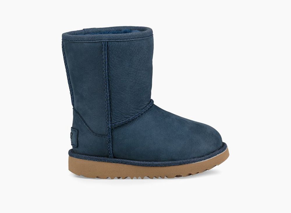 Ugg Classic Ii Wp - Kids Boots - Navy - NZ (7243RUSDX)